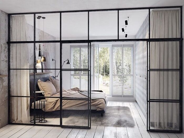 Vách Ngăn Kính Phòng Khách – Giải Pháp Hiện Đại Và Linh Hoạt